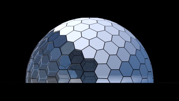 Hexagonal Dome 23w